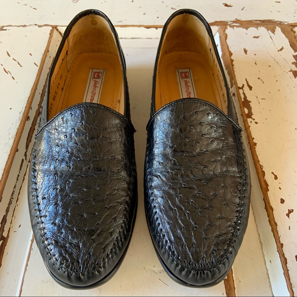 SANDRO MOSCOLONI GENUINE OSTRICH SHOE